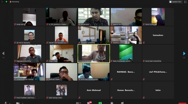 Optimalisasi Peran dan Fungsi Kehumasan Bawaslu Kabupaten Dompu