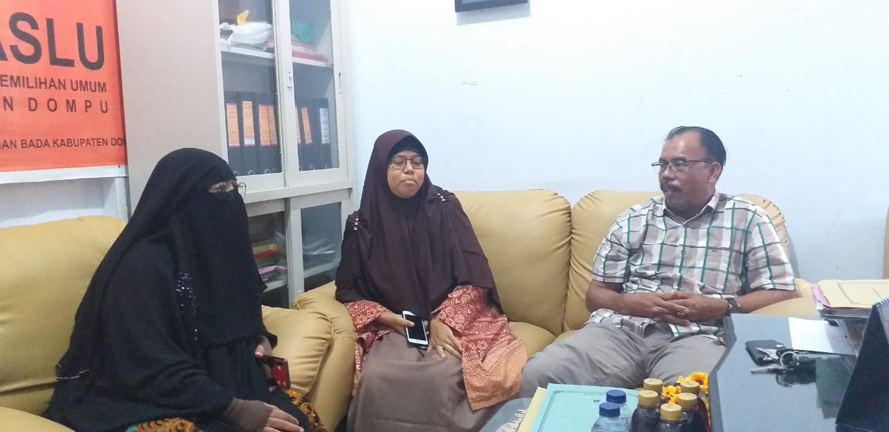 Diduga langgar Netralitas , ASN diklarifikasi Bawaslu Kabupaten Dompu