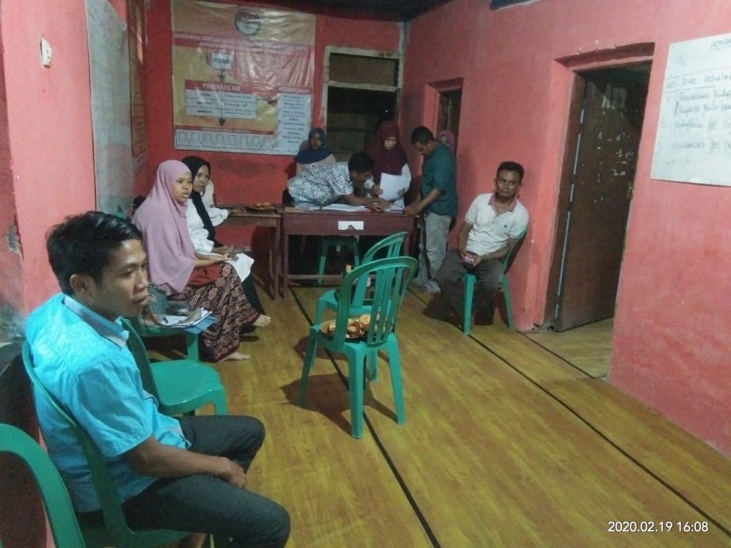 Bawaslu Kab. Dompu melakukan monev. dalam rangka pembentuka Calon Anggota Pengawas Kelurahan/Desa se- Kab. Dompu