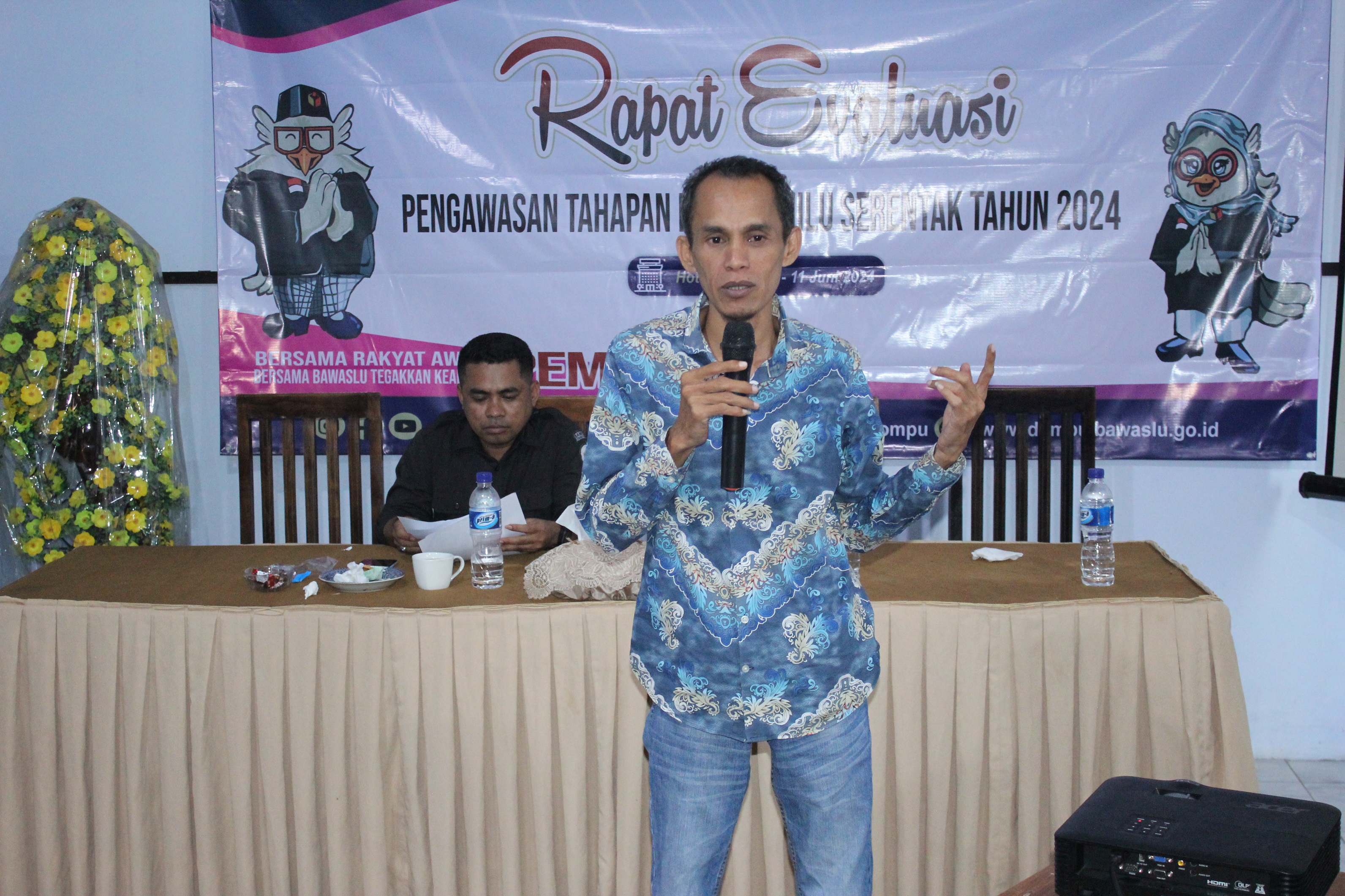 Evaluasi Pengawasan Tahapan Pemilu , Wahyudin, Minta Fokus pada Koordinasi dan Kendala Lapangan