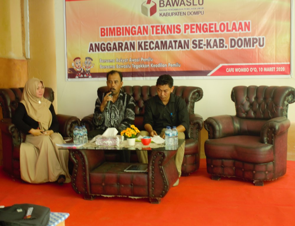 Bimbingan Teknis Pengelolaan Anggaran Kecamatan se- Kabupaten Dompu