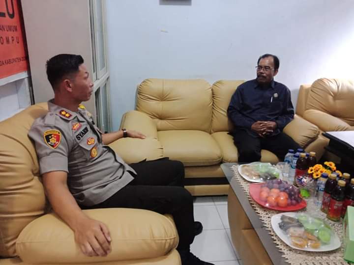Bawaslu Kab. Dompu terima kunjungan KaPolres Dompu