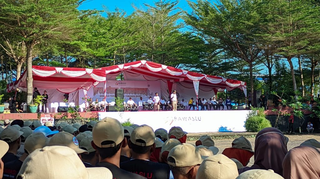 Bawaslu Gelar Apel Siaga Pengawasan Pemilu 2024:Sinergi Pengawas Pemilu Wujudkan Pemilu Demokratis