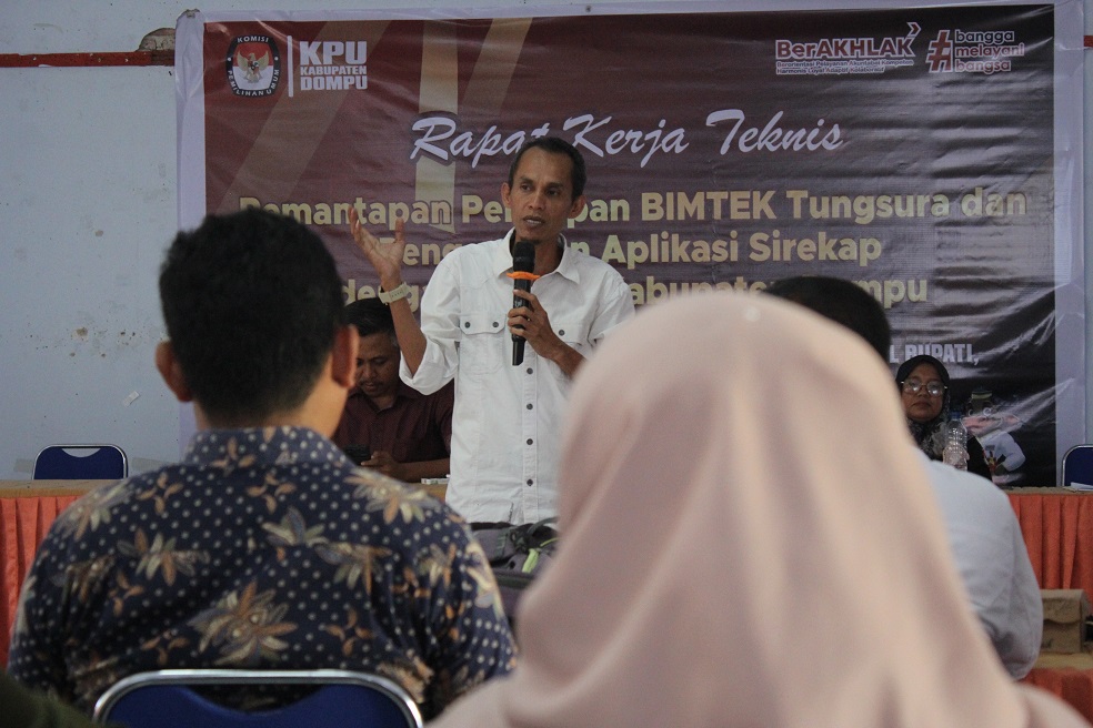 Wahyudin : Tekankan Akurasi Data Pemilih dan Pengguna Hak Pilih