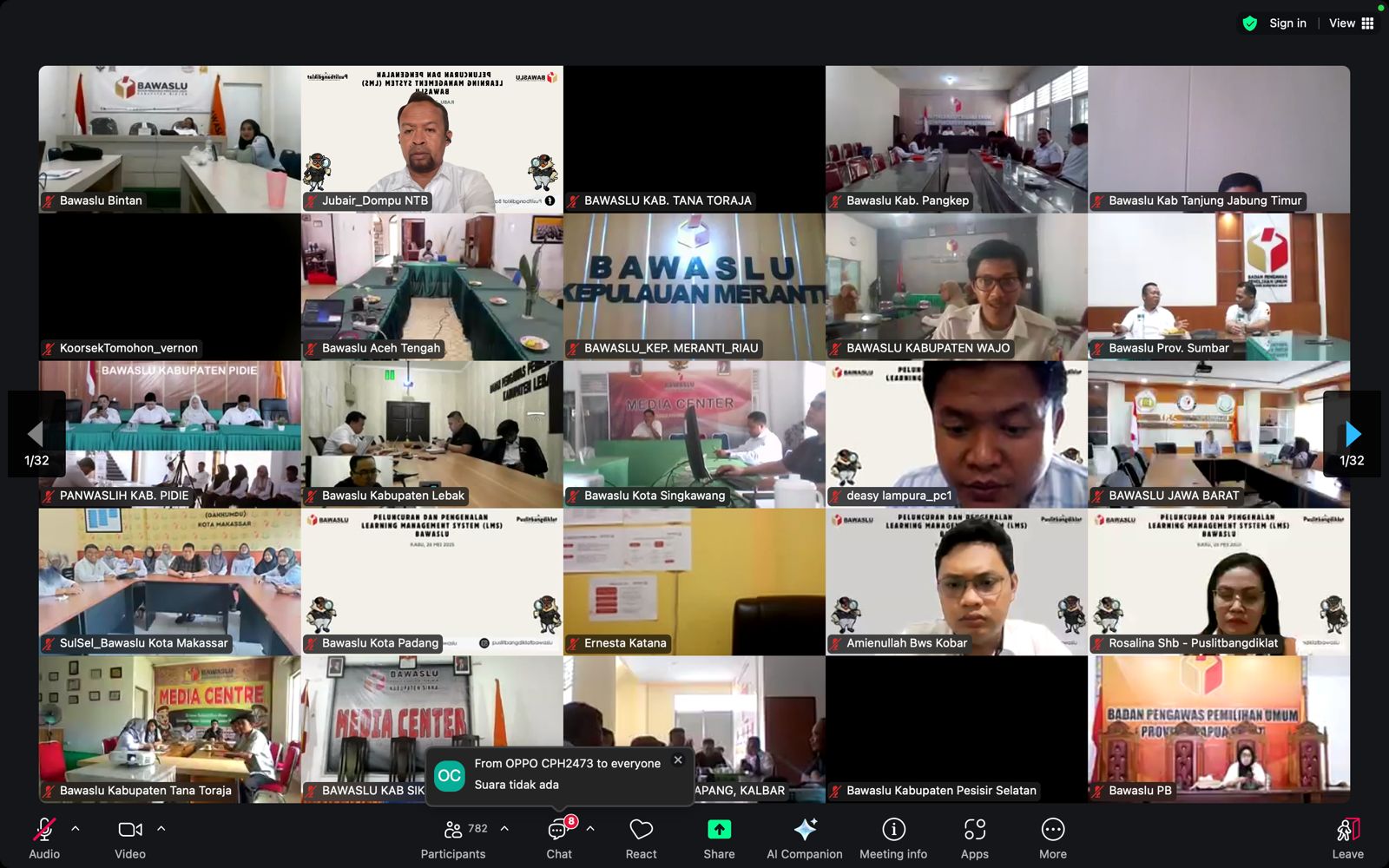 Bawaslu RI Luncurkan Learning Management System, Bawaslu Dompu Siap Tingkatkan Kualitas Pengawasan Pemilu