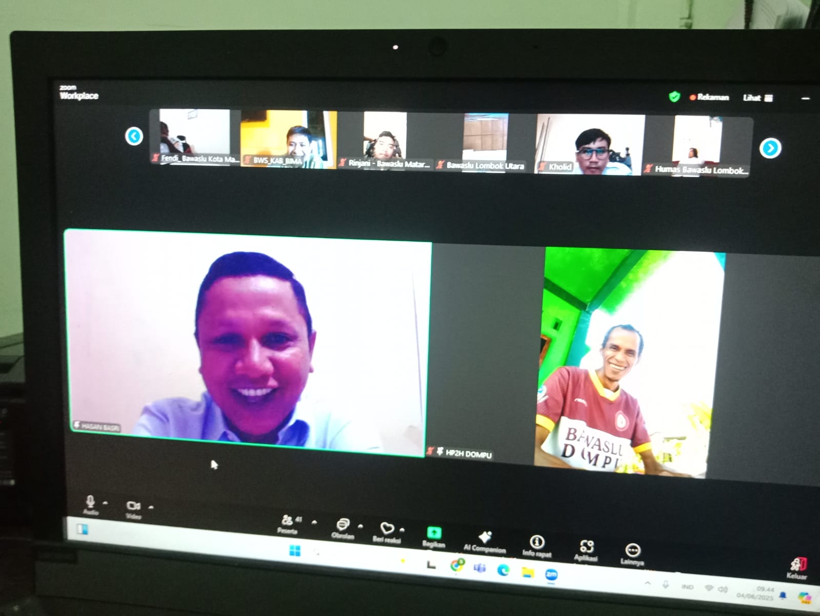 Bawaslu Dompu Ikuti Kegiatan Persiapan Pengawasan Pemutakhiran Data Pemilih Berkelanjutan