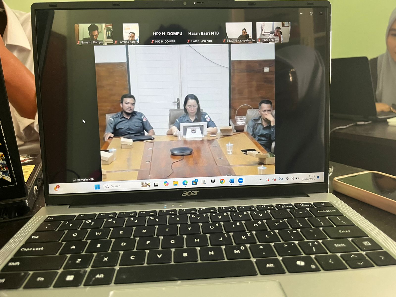 Bawaslu  Dompu Ikuti Asesmen Kehumasan Tahun 2025 Secara Daring