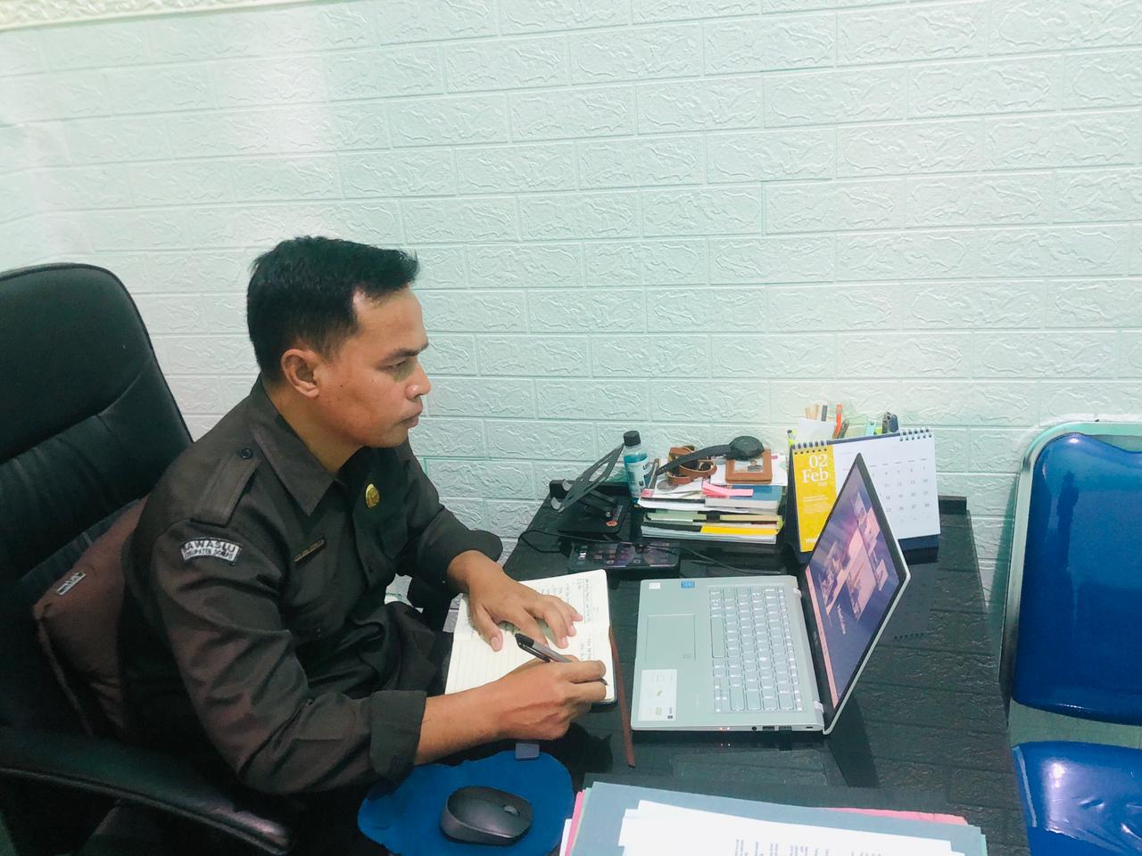 Agus Ikuti  Ikuti Rapat Rutin Jajaran Sekretariat Bawaslu se-Indonesia
