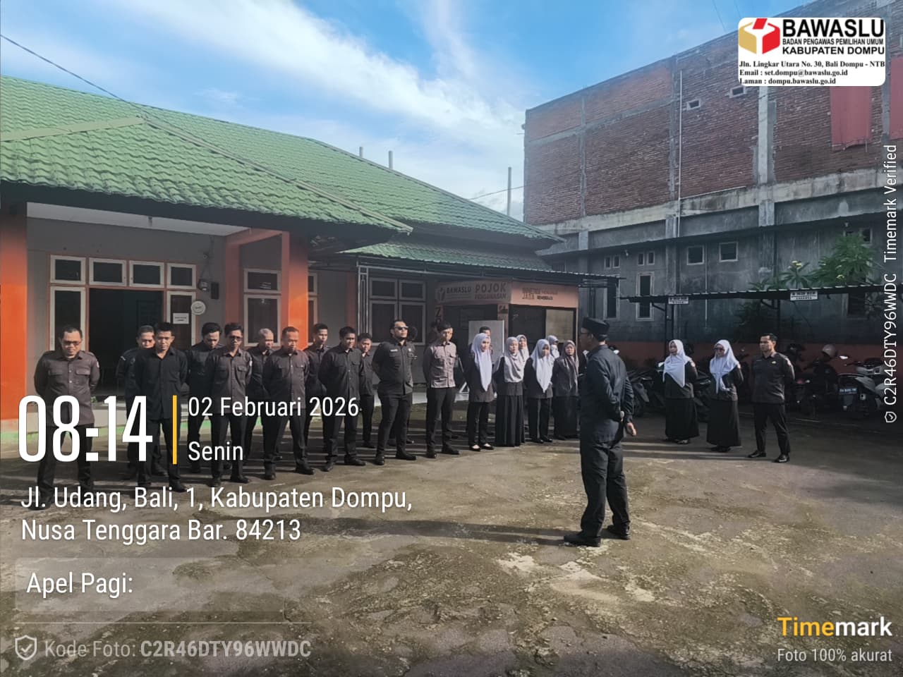 Pimpin Apel Pagi, Irwan Tekankan Disiplin dan Penguatan Lembaga di Masa Non Tahapan