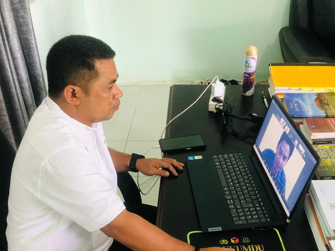 Bawaslu Dompu Ikuti Diskusi Muatan KUHAP Bersama Bawaslu Provinsi NTB