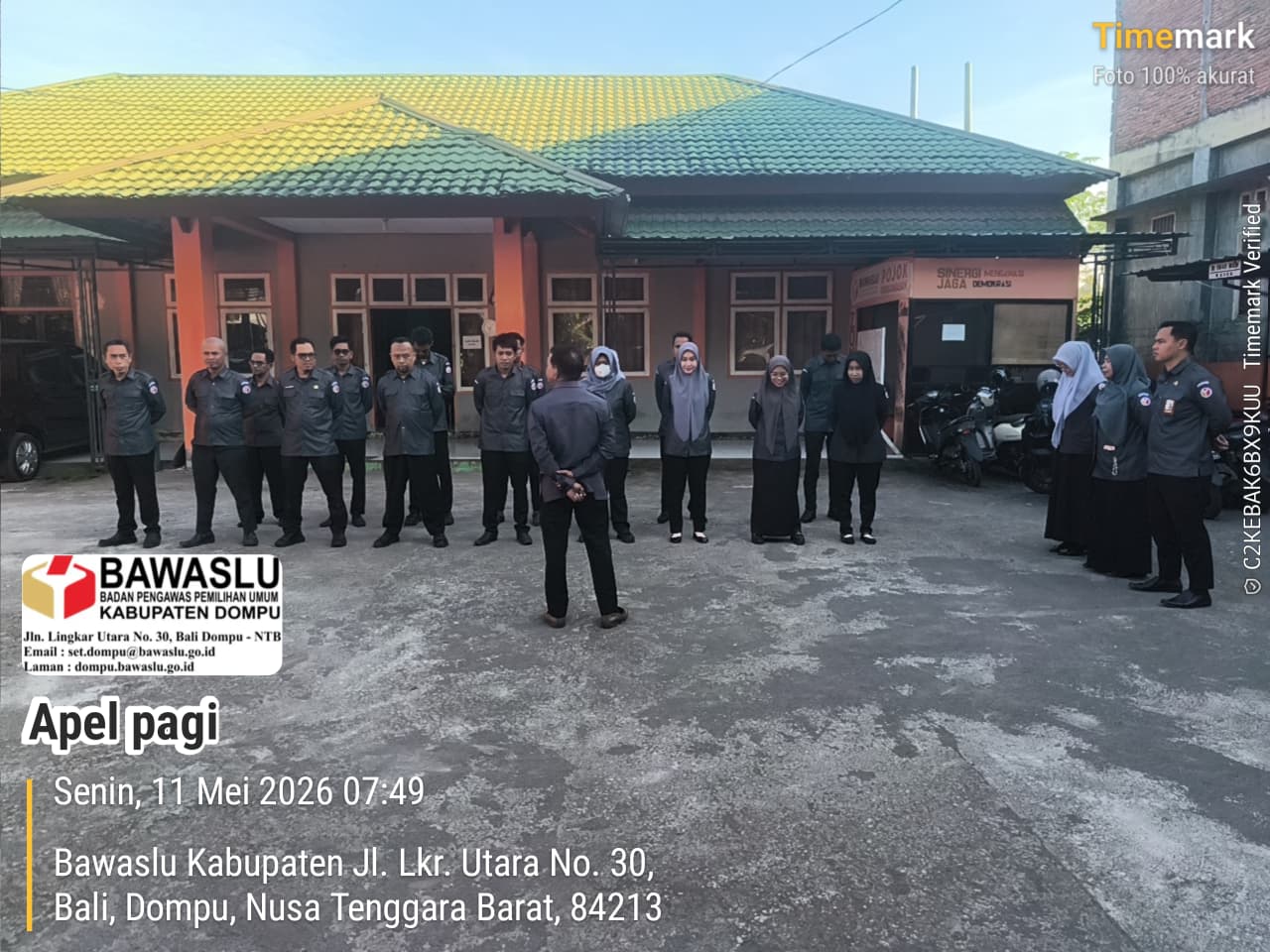 Junaidi: Tekankan Kekompakan Saat Apel Pagi Rutin