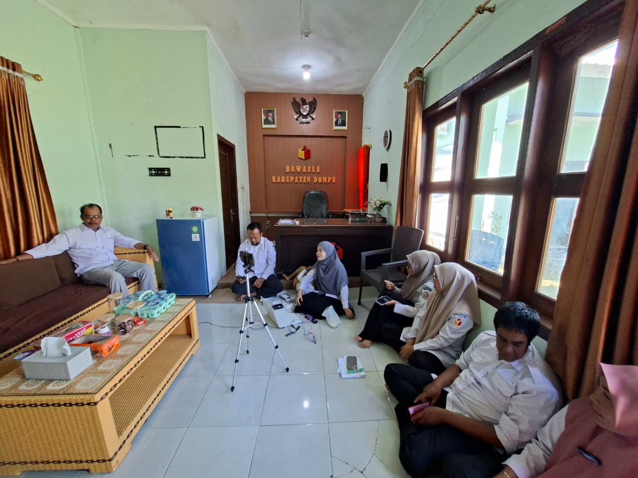 Bawaslu Dompu Tingkatkan Kapasitas SDM Melalui Pelatihan Podcast