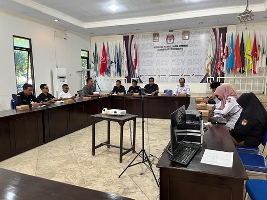 Bawaslu Kabupaten Dompu Hadiri Konsolidasi Pemutakhiran Data Pemilih Berkelanjutan