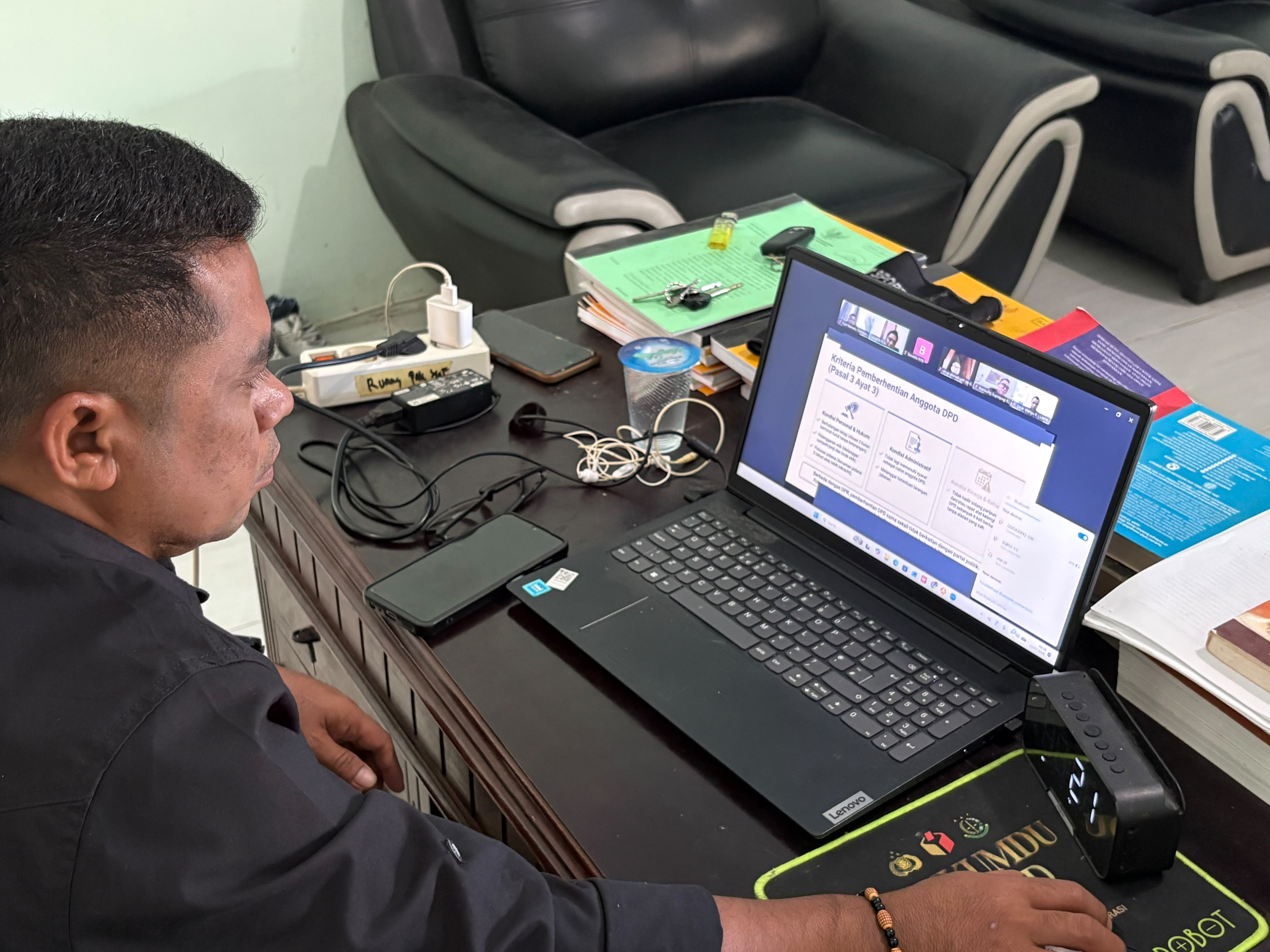 Syafruddin ikuti Diskusi Kamisan, Kupas Tuntas Mekanisme PAW Anggota DPRD 