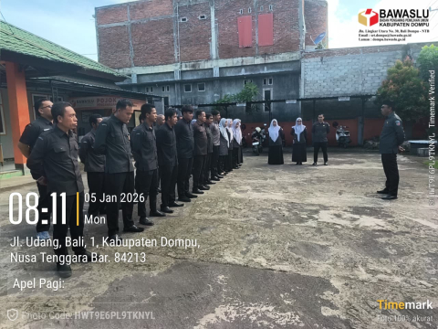 Irwan Pimpin Apel Pagi Awal Tahun, Tekankan Komitmen Kerja dan Inovasi 