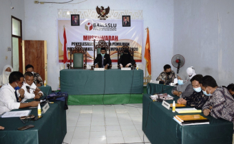 Bawaslu Gelar Sidang Musyawarah Penyelesaian Sengketa Pilkada Dengan Agenda Penyampaian Permohonan Pemohon dan Penyampaian Jawaban Termohon