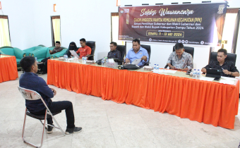 Ketua dan Anggota Bawaslu Kabupaten Dompu Awasi Proses Seleksi Calon Anggota PPK untuk Pemilu Mendatang