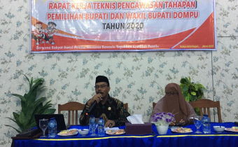 Pencalonan Jalur Perseorangan Bawaslu Kab. Dompu adakan Rakernis Pengawasan Pilkada Tahun 2020.