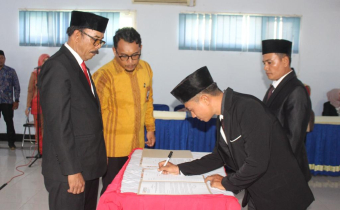 Lantik 24 Panwaslu Kecamatan, Irwan: Bahwa Proses Seleksi Secara Transparan