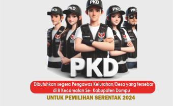 PENGUMUMAN PENDAFTARAN CALON ANGGOTA PANWASLU KELURAHAN/DESA DALAM RANGKA PEMILIHAN SERENTAK TAHUN 2024