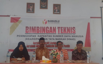 Bimtek Kearsipan dan Tata Naskah Dinas