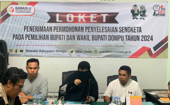 Bawaslu Dompu Tolak Gugatan Sengketa Pilkada dari Paslon BBF-DJ