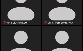 Bawaslu Dompu Ikuti Rapat Evaluasi Kinerja Kehumasan Triwulan I Bersama Bawaslu Provinsi NTB