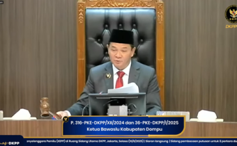 DKPP Rehabilitasi Nama Baik Almarhumah Swastari, Ketua Bawaslu Kabupaten Dompu