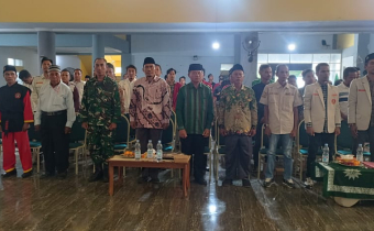 Bawaslu Dompu Hadiri Pelantikan PDPM dan PDNA Periode 2023–2027 dan 2024–2027
