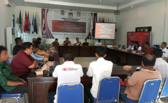 Bawaslu Dompu Hadiri Rakor Pemuktahiran Data Parpol dan Sosialisasi PKPU Nomor 3 Tahun 2025