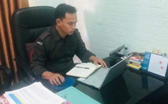 Perkuat Kinerja Kesekretariatan, Bawaslu Dompu Ikuti Rapat Evaluasi Bawaslu RI