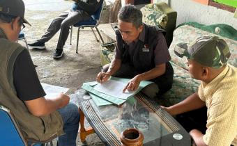 Bawaslu Dompu Awasi Coklit Terbatas KPU di Kecamatan Pekat