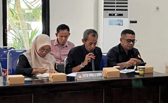 Bawaslu Dompu Awasi Rapat Pleno Terbuka Rekapitulasi PDPB Triwulan II Tahun 2026